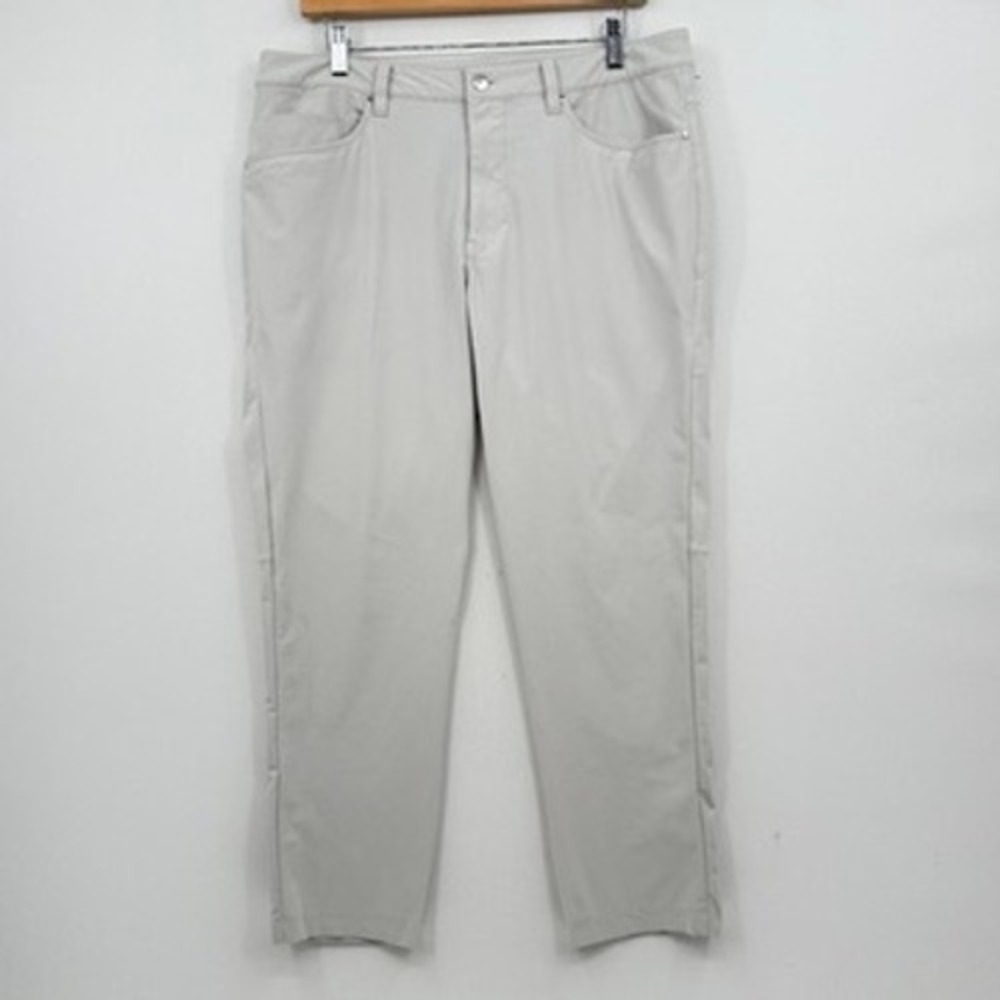 Lululemon Commission Golf Pants Mens 34 Grey Slim Fit Technical Chino Gorpcore